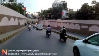 City Tour Ashram Road to Navrangpura Cross Road HD Video Ahmedabad | Navrangpura Amdavad