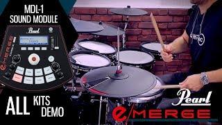 Pearl eMerge ALL KITS demo MDL-1 electronic drum sound module