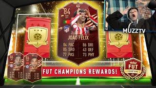 TRIPLE BACK TO BACK WALKOUTS.. GOLD 3 FUT CHAMPS REWARDS!! #FIFA21