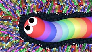 Slither.io - 9999 SNAKES GO AFTER 1 SNAKE! Epic Slitherio Gameplay