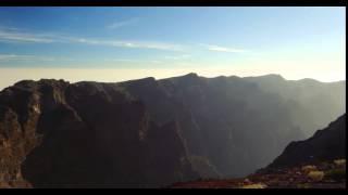 STOCK FOOTAGE - Roque De Las Muchachos, La Palma - Jib Shot