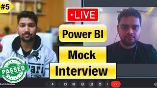 Power BI Live Mock Interview | 6 Months Experience | EP 5