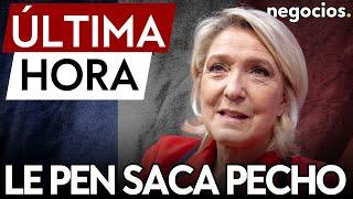 ÚLTIMA HORA | Le Pen saca pecho tras las elecciones en Francia: "La victoria solo se ha aplazado"