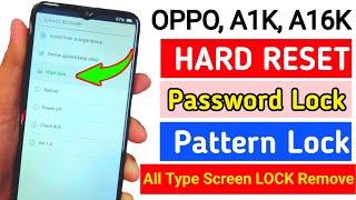 Oppo A1k Hard Reset || Oppo A1k Pattern Lock Remove || Oppo A1k Pin Lock Remove || Password Unlock