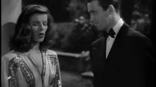 Hepburn & Stewart in "The Philadelphia Story"