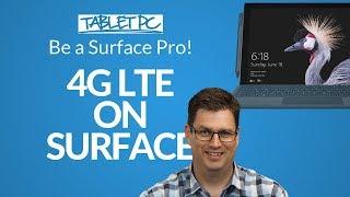 Use 4G/LTE mobile data on your Surface