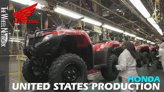 Honda ATV Production in the United States (Quad/SxS)