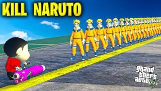 1000 Naruto's vs Shinchan in Gta5 | Happy Gamer