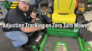 How to Adjust Zero Turn Mower Steering Alignment - John Deere Mower Tracking Explained