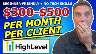 How To Make Money With GoHighLevel Google Reviews 2024 ($300-$500 per client per Month!)