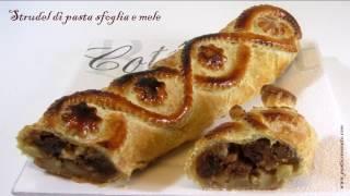 Strudel di pasta sfoglia e mele