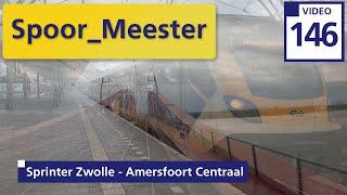 (4K) #Railway #Cabview NS Trein | Rij mee in de #sprinter van Zwolle naar Amersfoort Centraal (146)