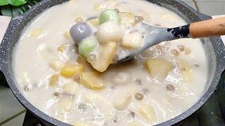 Ginataang Bilo bilo Recipe | Binignit | Halo halo | Sikreto Para Maging Malapot Ito | WAIS NA NANAY