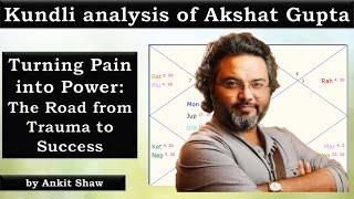 Kundli analysis of  Akshat Gupta | Rising Above Trauma: The Road from Trauma to Success | Ankit Shaw