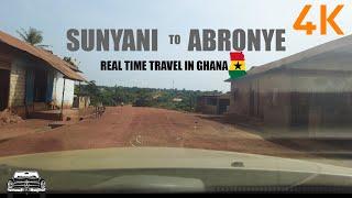 Sunyani To Abronye Road Travel Via Odumase with a Mercedes Benz W202 C180 in Ghana 4K