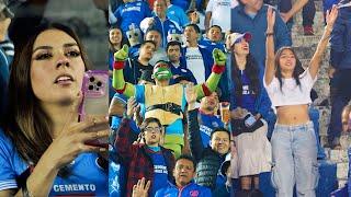 Locura en la tribuna la Afición de Cruz Azul en la remontada vs Xolos Tijuana