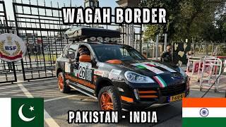 Driving through the Wagah Border (Pakistan to India)