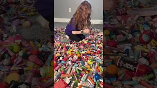20 PURPLE LIP BALMS IN 20 SECONDS CHALLENGE  @HallieOnStage114 #purple #challenge #lipbalm #cute
