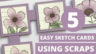 5 EASY WAYS | Cardmaking Ideas Using Your Paper Scraps!