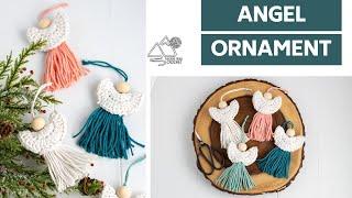 CROCHET: QUICK Crochet Ornament, Easy Angel Ornament by Winding Road Crochet