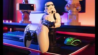 Imperial Storm Trooper Cable Guy Phone & Controller Holder Unboxing