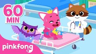 Pinkfong visits Doctors! | Boo Boo Song and more! | Healthy Habits Compilation | Pinkfong Baby Shark