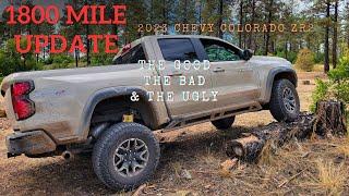 2023 Chevy Colorado ZR2 1800-Mile Update: The Good, The Bad, & The Ugly!