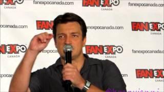 Nathan Fillion Fan Expo ** Wash dies clip **