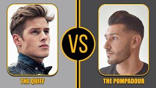 Quiff vs. Pompadour: Men's Hairstyles Comparison