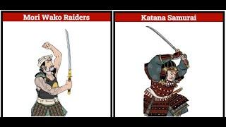 Total War: SHOGUN 2 1vs1: Mori Wako Raiders vs Katana Samurai