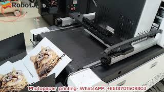 Glossy Photo A3 Paper Printing Machine- RobotJet Single-Pass Digital Printer #printer