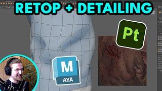 Webinar Replay: Retopology Cloth Folds and Substance Painter Detailing