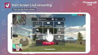 HOW TO LIVE-STREAM A SCREEN IN CAMERAFI LIVE_CameraFi Live Guide Video #6