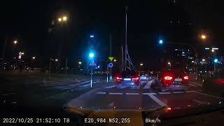 No copyright Background video Warszawskie drogi polskie drogi Hyperlapse
