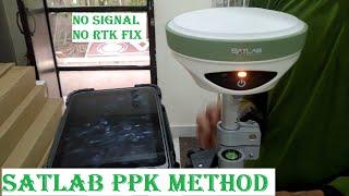 5 min Observation PPK Method in Satlab || Updated video of satlab ppk method