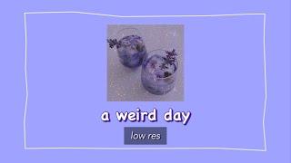 tw ed | a weird day of low res