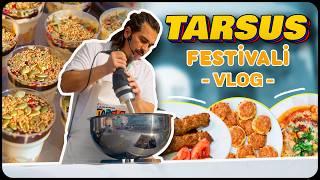 300 Kişiye Tatlı Yaptık! TARSUS Festivali - Vlog [2024] - (Karakuş, Humus, Sıkma, Künefe, Kebap)