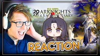 SHU TIME!! First Time REACTION to Arknights 4.5th Anniversary Livestream | Arknights Anniversary