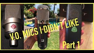 Voiceover Mics I Didn't Like: Part 1