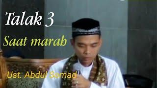 Hukum talak 3 dalam keadaan marah ustad abdul somad