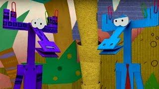 Бумажки - Сборник серий про путешествия Ари и Тюк-Тюка!  - мультфильм про оригами для детей