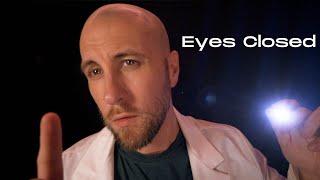 ASMR Eyes Closed Cranial Nerve Exam for Sleep