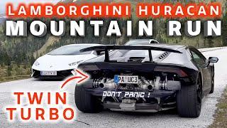 2x TWIN TURBO Huracan PERFORMANTE take over WOERTHERSEE | Mountain runs, burnouts, drifts & sound