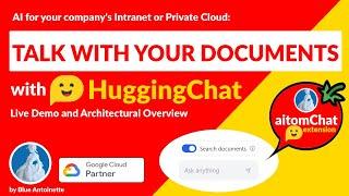 aitomChat - Talk with documents | Retrieval Augmented Generation (RAG) | Huggingchat extension