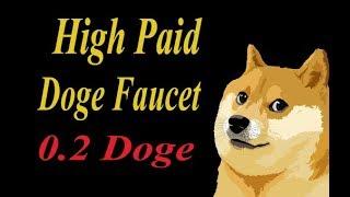 Top Paid doge faucet - Claim 0.2 Doge every 5 min