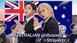 STRAYKIDS Australian line being girlbosses (chanlix)