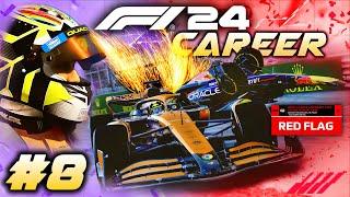 F1 24 CAREER MODE Part 8: MONACO! RED FLAG! Unbelievable Race!!!