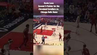 Kevin Love Second 3-Pointer for the Cleveland Cavailers vs. Chicago Bulls Game