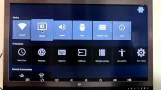 How to adjust the screen size for Android TV Box