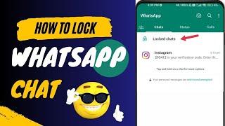 WhatsApp new chat lock feature || WhatsApp chat mein lock kaise lagaen WhatsApp chat lock 2023